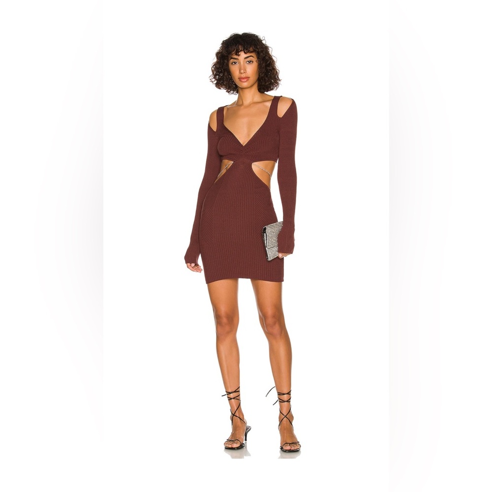 Caeden Knit Dress w/ Chain